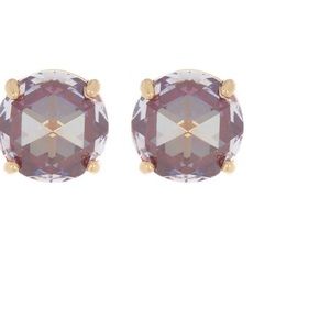 New KATE SPADE cuz round stud earrings Berry